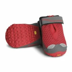 RuffWear Grip Trex Hundesko Rød 2-pakning
