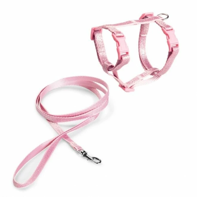 Basic Cat Sparkly Kattesele Rosa 3 Basic Cat Sparkly Kattesele Rosa