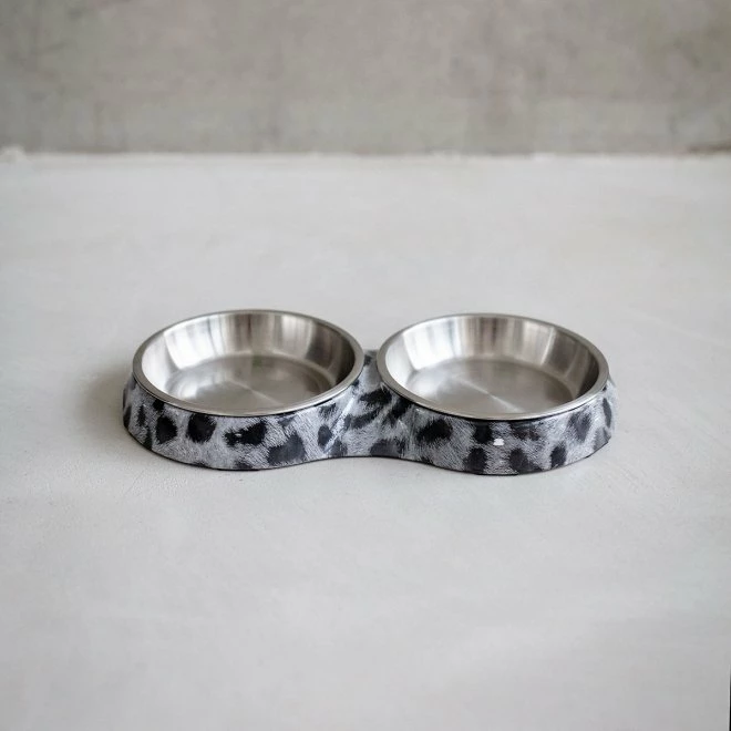 Basic Meow Melamine Skål Dyremotiv Dobbel 3 Basic Meow Melamine Skål Dyremotiv Dobbel