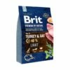 Brit Premium By Nature Dog Light Turkey & Oat -Kjæledyrutstyr Salgsbutikk brit premium by nature light 3kg 18