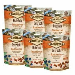 Carnilove Dog Crunchy Snack Ostrich & Blackberries 200 G Köp 6 För 279!