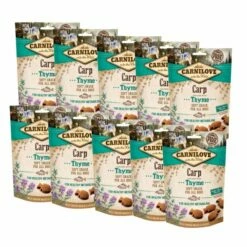 Carnilove Dog Semi Moist Snack Carp Enriched With Thyme 200 G Kjøp 10 För 399!
