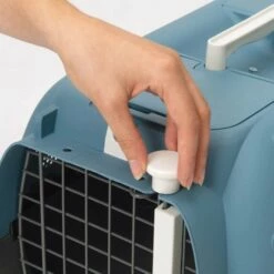 Catit Transportbur Blå/Grå 9 Catit Transportbur Blå/Grå -Kjæledyrutstyr Salgsbutikk catit transportbur bla gra 24