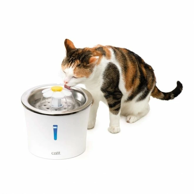 Catit Flower Drikkefontene I Rustfritt Stål 4 Catit Flower Drikkefontene I Rustfritt Stål - Bilde 2