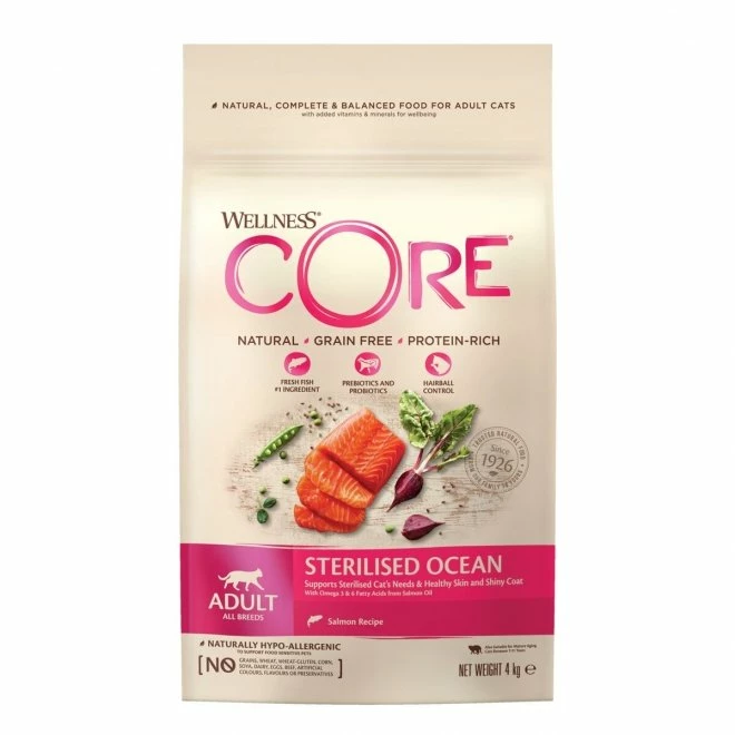 CORE Cat Adult Sterilised Laks 4 Kg 3 CORE Cat Adult Sterilised Laks 4 Kg