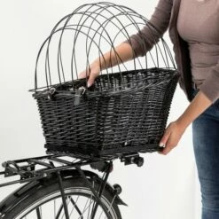 Trixie Sykkelkurv Nett For Pakkeholder -Kjæledyrutstyr Salgsbutikk cykelkorg pakethallare gall svart 41