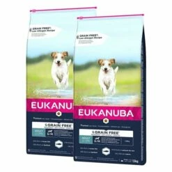 Eukanuba Dog Grain Free Adult Small & Medium Breed Ocean Fish 2 X 12kg