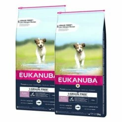 Eukanuba Puppy Grain Free Small & Medium Breed Ocean Fish 2 X 12kg
