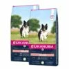 Eukanuba Dog Senior Small & Medium Breed Lamb & Rice 2x12 Kg -Kjæledyrutstyr Salgsbutikk eukanuba senior smb lambrice 2 x 12kg da