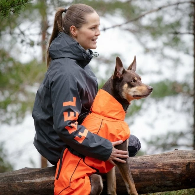 Feel Active Regnjakke Mørkegrå & Oransje 10 Feel Active Regnjakke Mørkegrå & Oransje - Bilde 8