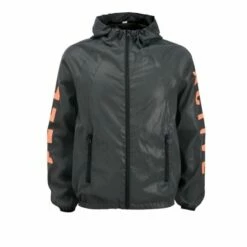 Feel Active Regnjakke Mørkegrå & Oransje