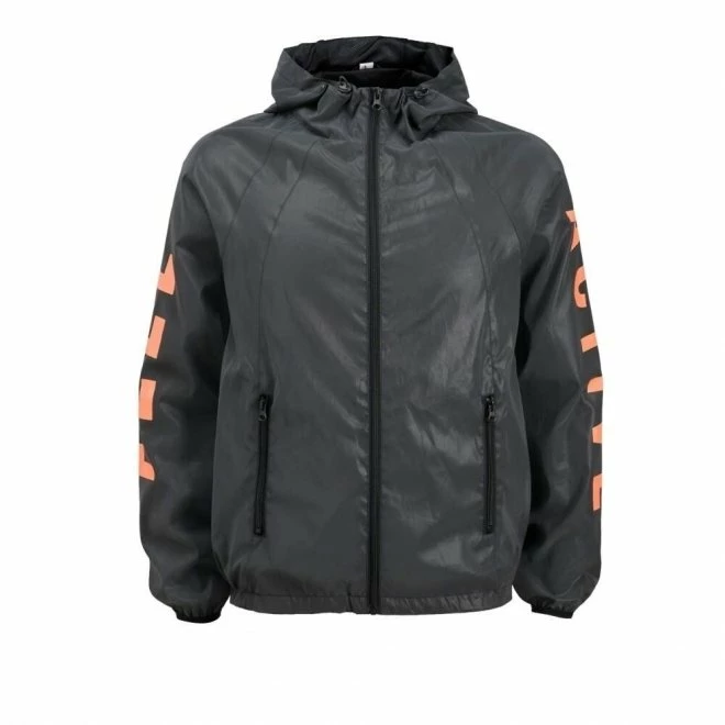 Feel Active Regnjakke Mørkegrå & Oransje 3 Feel Active Regnjakke Mørkegrå & Oransje