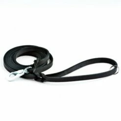 Feel Leather Braid Lærkobbel Svart