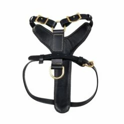 Feel Leather Sturdy Hundesele Lær Svart -Kjæledyrutstyr Salgsbutikk feel sturdy leather harness black 49