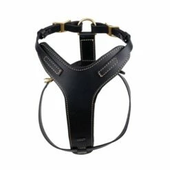 Feel Leather Sturdy Hundesele Lær Svart -Kjæledyrutstyr Salgsbutikk feel sturdy leather harness black e6