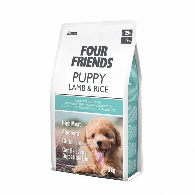 Four Friends Puppy Lamb & Rice 3 Four Friends Puppy Lamb & Rice