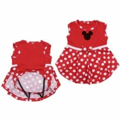 For FAN Pets Minni Mus Hundekjole Rød