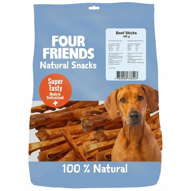 FourFriends Dog Natural Snacks Beef Stick 3 FourFriends Dog Natural Snacks Beef Stick