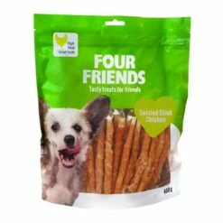 FourFriends Dog Twisted Stick Chicken 12,5 Cm