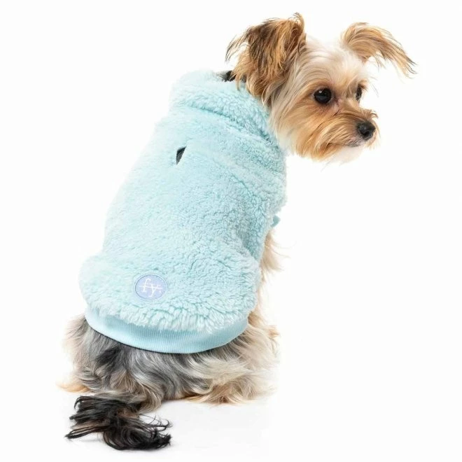 FuzzYard Turtle Teddy Hundetrøje Lysblå 5 FuzzYard Turtle Teddy Hundetrøje Lysblå - Bilde 3