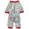 FuzzYard You Drive Me Glazy Hundepysjamas Blå -Kjæledyrutstyr Salgsbutikk fuzzyard koiran pyjama you drive me glazy az 8a