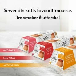 Gourmet Revelations Mix Beef & Chicken 48x57 G -Kjæledyrutstyr Salgsbutikk gourmet revelations mix beefch 48x57g az 56