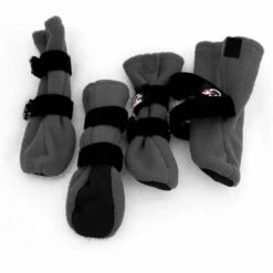 FinNero Halla Fleece Boots Grå 4-pakk