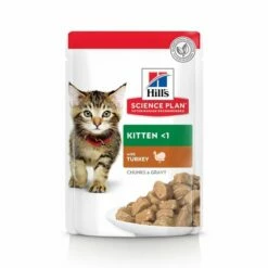 Hill's Science Plan Kitten Chicken & Turkey 12x85 G -Kjæledyrutstyr Salgsbutikk hill39s kitten kycklingfisk 85g 12 p b6