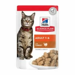 Hill's Science Plan Cat Adult Chicken & Turkey 12x85 G -Kjæledyrutstyr Salgsbutikk hill39s science plan feline adult chickenturkey 12 x 85 g fa