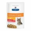 Hill's Prescription Diet Feline C/d Urinary Care Stress Salmon 12x85 G 1 Hill's Prescription Diet Feline C/d Urinary Care Stress Salmon 12x85 G -Kjæledyrutstyr Salgsbutikk hills diet cat c d salmon pouch 12x85g 7f