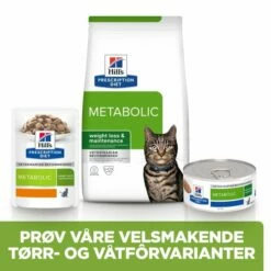 Hill's Prescription Diet Feline Metabolic Weight Loss & Manitenace Chicken 17 Hill's Prescription Diet Feline Metabolic Weight Loss & Manitenace Chicken -Kjæledyrutstyr Salgsbutikk hills diet cat metabolic 15kg 16