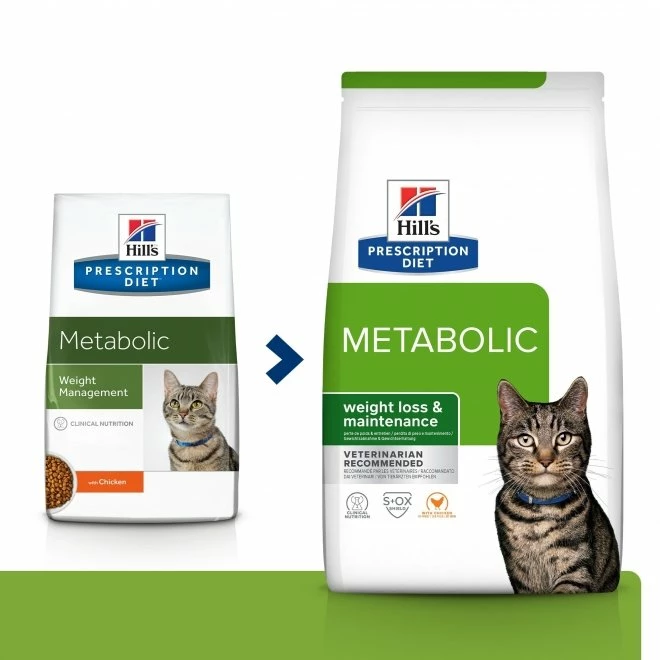 Hill's Prescription Diet Feline Metabolic Weight Loss & Manitenace Chicken 4 Hill's Prescription Diet Feline Metabolic Weight Loss & Manitenace Chicken - Bilde 2