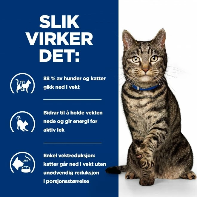 Hill's Prescription Diet Feline Metabolic Weight Loss & Manitenace Chicken 6 Hill's Prescription Diet Feline Metabolic Weight Loss & Manitenace Chicken - Bilde 4