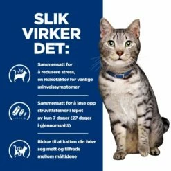 Hill's Prescription Diet Feline C/d Urinary Care + Metabolic Chicken 12x85 G -Kjæledyrutstyr Salgsbutikk hills diet cat metabus pouch 12x85g 49
