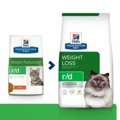 Hill's Prescription Diet Feline R/d Weight Loss Chicken -Kjæledyrutstyr Salgsbutikk hills diet cat r d 15kg 92