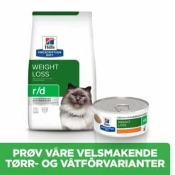 Hill's Prescription Diet Feline R/d Weight Loss Chicken -Kjæledyrutstyr Salgsbutikk hills diet cat r d 15kg f7