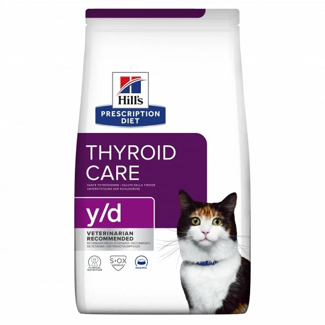 Hill's Prescription Diet Feline Y/d Thyroid Care Original 3 Hill's Prescription Diet Feline Y/d Thyroid Care Original