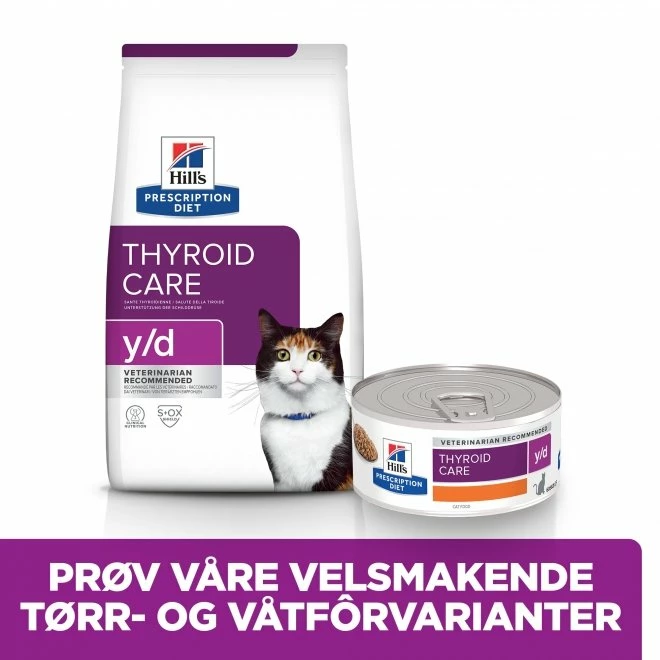 Hill's Prescription Diet Feline Y/d Thyroid Care Original 10 Hill's Prescription Diet Feline Y/d Thyroid Care Original - Bilde 8