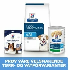 Hill's Prescription Diet Canine D/d Food Sensitivities Duck & Rice -Kjæledyrutstyr Salgsbutikk hills diet dog d d duck rice 2kg f1