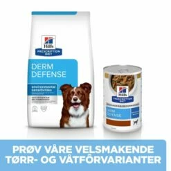 Hill's Prescription Diet Canine Derm Defense Environmental Sensitivites Chicken -Kjæledyrutstyr Salgsbutikk hills diet dog derm defense 2kg b4
