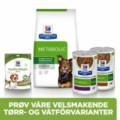 Hill's Prescription Diet Canine Metabolic Weight Loss & Maintenace Chicken -Kjæledyrutstyr Salgsbutikk hills diet dog metabolic 1 5kg 88