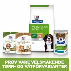Hill's Prescription Diet Canine J/d Metabolic + Mobility Weight Chicken 20 Hill's Prescription Diet Canine J/d Metabolic + Mobility Weight Chicken -Kjæledyrutstyr Salgsbutikk hills diet dog metabolicmobility 12kg c1