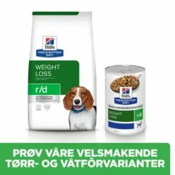Hill's Prescription Diet Canine R/d Weight Loss Chicken -Kjæledyrutstyr Salgsbutikk hills diet dog r d 12kg 74