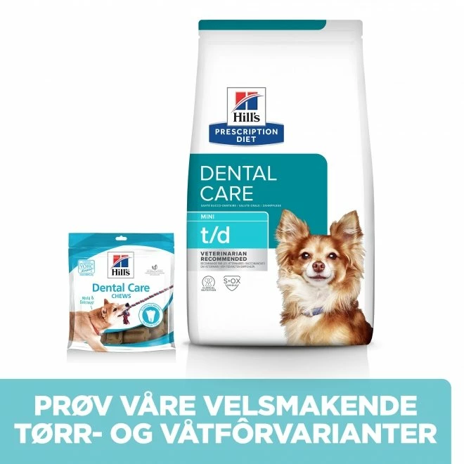 Hill's Prescription Diet Canine T/d Dental Care Mini Chicken 3 Kg 10 Hill's Prescription Diet Canine T/d Dental Care Mini Chicken 3 Kg - Bilde 8