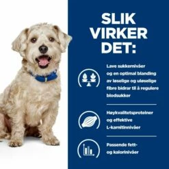 Hill's Prescription Diet Canine W/d Diabetes Care Chicken -Kjæledyrutstyr Salgsbutikk hills diet dog w d 4kg 55