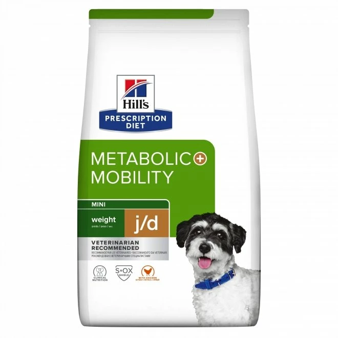 Hill's Prescription Diet Canine J/d Metabolic + Mobility Mini Weight Chicken 3 Hill's Prescription Diet Canine J/d Metabolic + Mobility Mini Weight Chicken