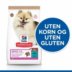 Hill's Science Plan Dog Adult Small & Mini No Grain Tuna -Kjæledyrutstyr Salgsbutikk hills science plan canine adult small mini no grain tuna e6