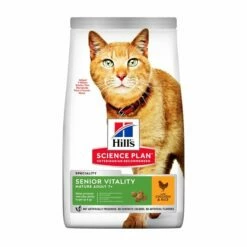Hill's Science Plan Cat Mature Adult 7+ Senior Vitality Kylling & Ris