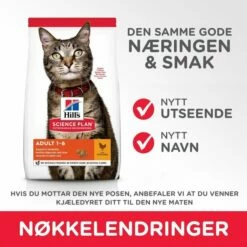 Hill's Science Plan Cat Adult Chicken -Kjæledyrutstyr Salgsbutikk hills science plan cat adult chicken c5
