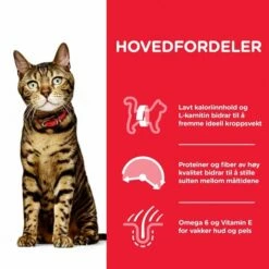 Hill's Science Plan Cat Adult Light Tuna -Kjæledyrutstyr Salgsbutikk hills science plan cat adult light tuna 5a